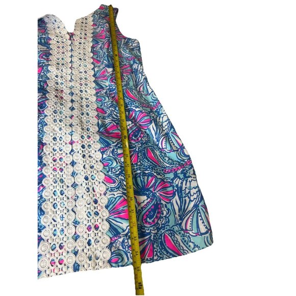 Lilly Pulitzer 20th Anniversary Shift Dress -Women’s Size 14, Sleeveless Floral - Picture 4 of 6